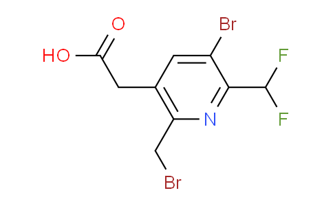 AM122451 | 1805950-57-5 | 3-Bromo-6-(bromomethyl)-2-(difluoromethyl)pyridine-5-acetic acid