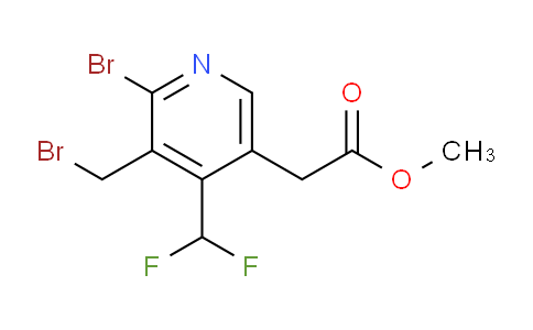 Methyl 2-bromo-3-(bromomethyl)-4-(difluoromethyl)pyridine-5-acetate