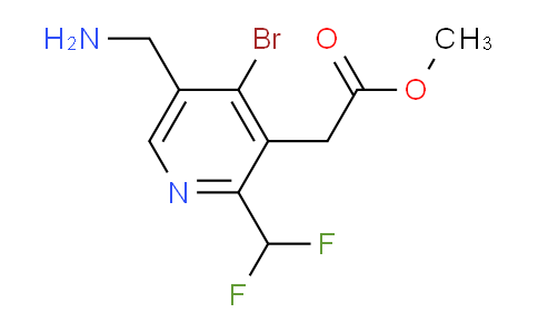 AM122457 | 1804846-15-8 | Methyl 5-(aminomethyl)-4-bromo-2-(difluoromethyl)pyridine-3-acetate