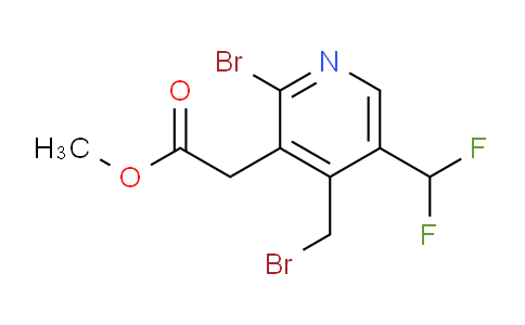 AM122459 | 1805041-27-3 | Methyl 2-bromo-4-(bromomethyl)-5-(difluoromethyl)pyridine-3-acetate