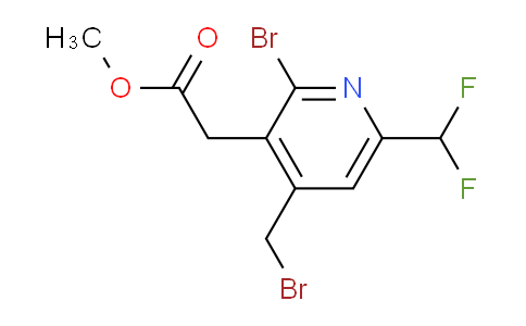 AM122460 | 1806921-84-5 | Methyl 2-bromo-4-(bromomethyl)-6-(difluoromethyl)pyridine-3-acetate