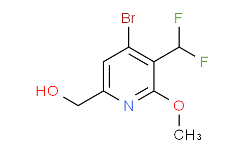 4-Bromo-3-(difluoromethyl)-2-methoxypyridine-6-methanol
