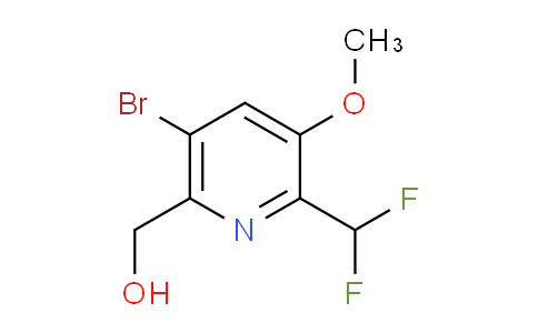 5-Bromo-2-(difluoromethyl)-3-methoxypyridine-6-methanol