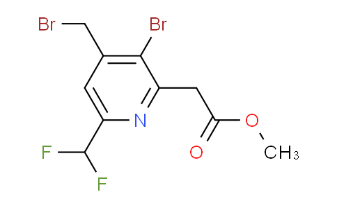 AM122481 | 1806922-48-4 | Methyl 3-bromo-4-(bromomethyl)-6-(difluoromethyl)pyridine-2-acetate