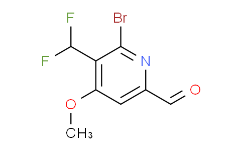 AM122485 | 1804460-82-9 | 2-Bromo-3-(difluoromethyl)-4-methoxypyridine-6-carboxaldehyde