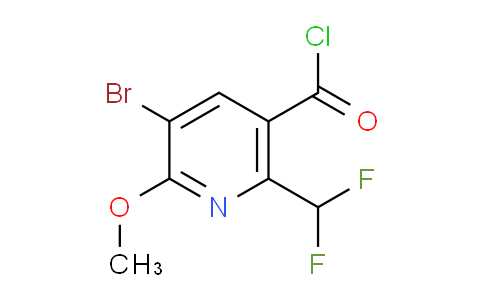 AM122487 | 1806905-89-4 | 3-Bromo-6-(difluoromethyl)-2-methoxypyridine-5-carbonyl chloride
