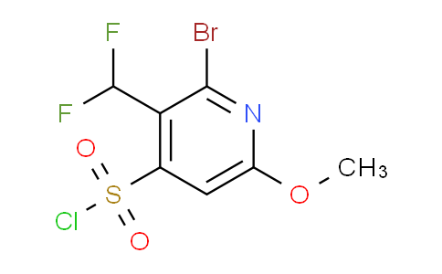 2-Bromo-3-(difluoromethyl)-6-methoxypyridine-4-sulfonyl chloride