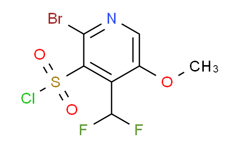 2-Bromo-4-(difluoromethyl)-5-methoxypyridine-3-sulfonyl chloride