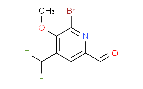 2-Bromo-4-(difluoromethyl)-3-methoxypyridine-6-carboxaldehyde