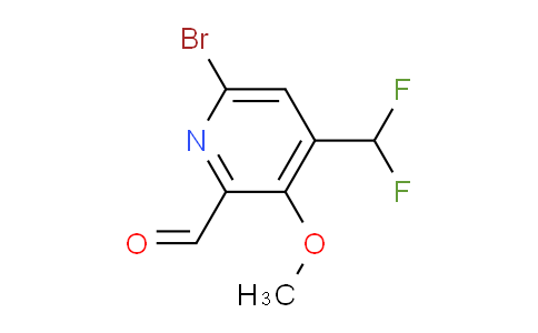 AM122496 | 1805428-82-3 | 6-Bromo-4-(difluoromethyl)-3-methoxypyridine-2-carboxaldehyde