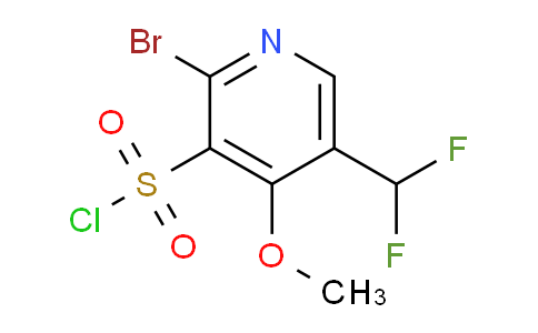 2-Bromo-5-(difluoromethyl)-4-methoxypyridine-3-sulfonyl chloride