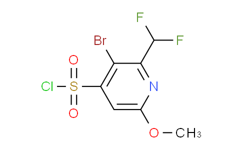 AM122511 | 1805381-37-6 | 3-Bromo-2-(difluoromethyl)-6-methoxypyridine-4-sulfonyl chloride