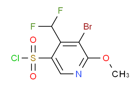 AM122512 | 1805351-89-6 | 3-Bromo-4-(difluoromethyl)-2-methoxypyridine-5-sulfonyl chloride