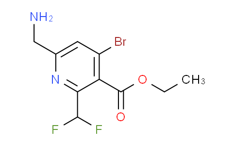 AM122514 | 1805169-05-4 | Ethyl 6-(aminomethyl)-4-bromo-2-(difluoromethyl)pyridine-3-carboxylate