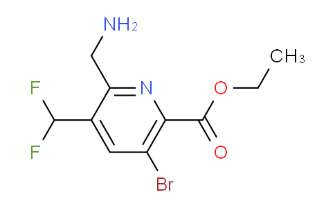 AM122515 | 1804488-10-5 | Ethyl 2-(aminomethyl)-5-bromo-3-(difluoromethyl)pyridine-6-carboxylate