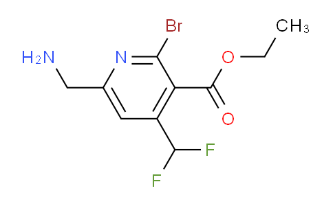 AM122522 | 1806970-77-3 | Ethyl 6-(aminomethyl)-2-bromo-4-(difluoromethyl)pyridine-3-carboxylate