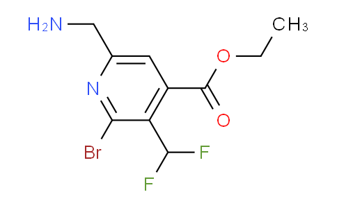 AM122523 | 1805454-88-9 | Ethyl 6-(aminomethyl)-2-bromo-3-(difluoromethyl)pyridine-4-carboxylate