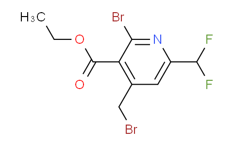 AM122525 | 1804490-08-1 | Ethyl 2-bromo-4-(bromomethyl)-6-(difluoromethyl)pyridine-3-carboxylate