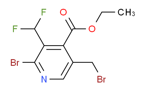 AM122527 | 1805257-92-4 | Ethyl 2-bromo-5-(bromomethyl)-3-(difluoromethyl)pyridine-4-carboxylate