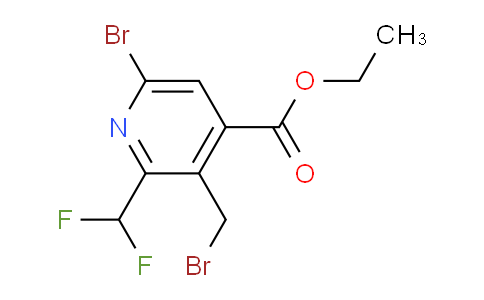 AM122532 | 1804490-16-1 | Ethyl 6-bromo-3-(bromomethyl)-2-(difluoromethyl)pyridine-4-carboxylate