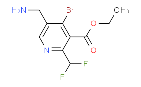 AM122533 | 1805382-90-4 | Ethyl 5-(aminomethyl)-4-bromo-2-(difluoromethyl)pyridine-3-carboxylate