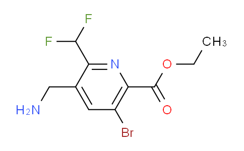 AM122534 | 1804845-53-1 | Ethyl 3-(aminomethyl)-5-bromo-2-(difluoromethyl)pyridine-6-carboxylate