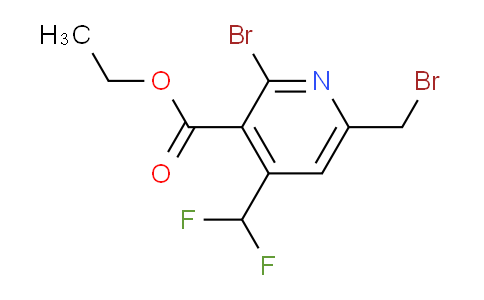 AM122535 | 1804490-23-0 | Ethyl 2-bromo-6-(bromomethyl)-4-(difluoromethyl)pyridine-3-carboxylate