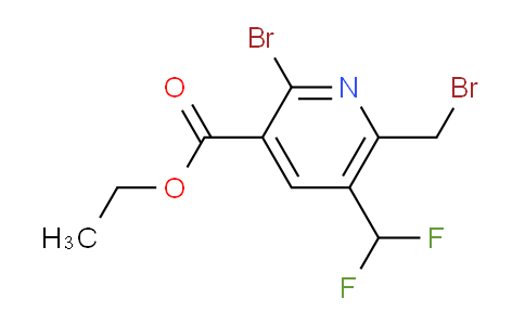 AM122536 | 1805367-52-5 | Ethyl 2-bromo-6-(bromomethyl)-5-(difluoromethyl)pyridine-3-carboxylate