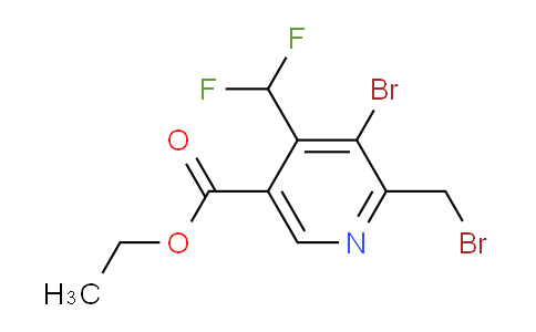 AM122537 | 1807001-43-9 | Ethyl 3-bromo-2-(bromomethyl)-4-(difluoromethyl)pyridine-5-carboxylate