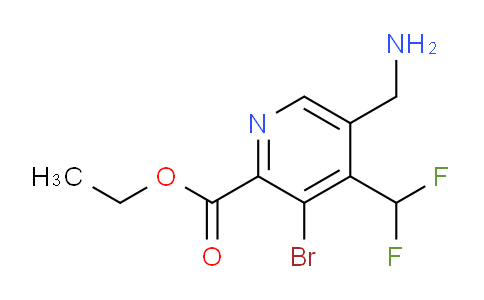 AM122538 | 1805250-92-3 | Ethyl 5-(aminomethyl)-3-bromo-4-(difluoromethyl)pyridine-2-carboxylate