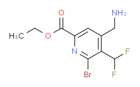 AM122540 | 1806970-84-2 | Ethyl 4-(aminomethyl)-2-bromo-3-(difluoromethyl)pyridine-6-carboxylate