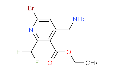 AM122543 | 1805251-00-6 | Ethyl 4-(aminomethyl)-6-bromo-2-(difluoromethyl)pyridine-3-carboxylate