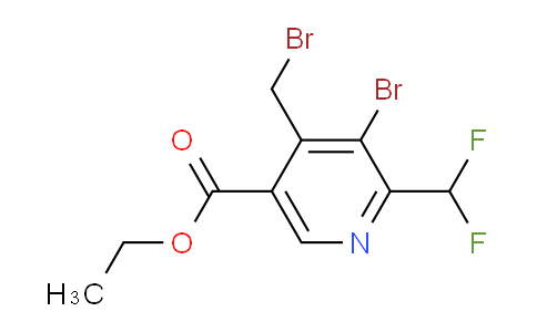 AM122544 | 1805367-81-0 | Ethyl 3-bromo-4-(bromomethyl)-2-(difluoromethyl)pyridine-5-carboxylate