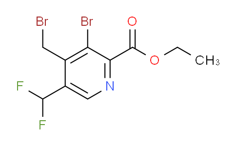 AM122545 | 1804849-85-1 | Ethyl 3-bromo-4-(bromomethyl)-5-(difluoromethyl)pyridine-2-carboxylate