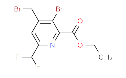 AM122546 | 1804849-94-2 | Ethyl 3-bromo-4-(bromomethyl)-6-(difluoromethyl)pyridine-2-carboxylate