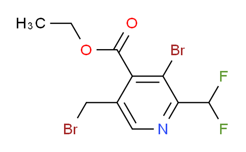 AM122548 | 1806920-59-1 | Ethyl 3-bromo-5-(bromomethyl)-2-(difluoromethyl)pyridine-4-carboxylate