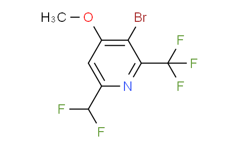 AM122558 | 1805351-62-5 | 3-Bromo-6-(difluoromethyl)-4-methoxy-2-(trifluoromethyl)pyridine