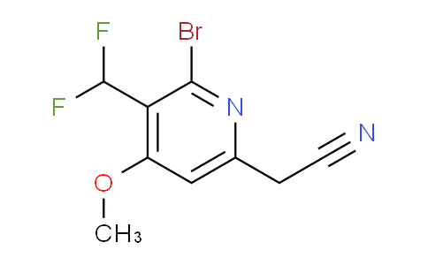 AM122560 | 1805351-64-7 | 2-Bromo-3-(difluoromethyl)-4-methoxypyridine-6-acetonitrile