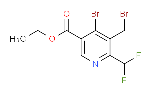 AM122561 | 1807001-49-5 | Ethyl 4-bromo-3-(bromomethyl)-2-(difluoromethyl)pyridine-5-carboxylate