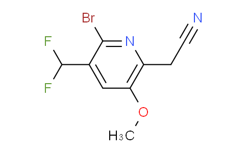 AM122562 | 1805245-24-2 | 2-Bromo-3-(difluoromethyl)-5-methoxypyridine-6-acetonitrile