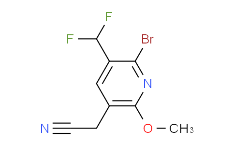 AM122564 | 1805425-92-6 | 2-Bromo-3-(difluoromethyl)-6-methoxypyridine-5-acetonitrile