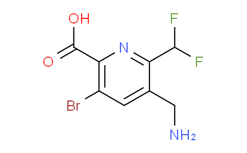 AM122577 | 1805453-39-7 | 3-(Aminomethyl)-5-bromo-2-(difluoromethyl)pyridine-6-carboxylic acid