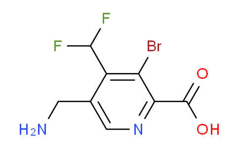 AM122579 | 1804844-93-6 | 5-(Aminomethyl)-3-bromo-4-(difluoromethyl)pyridine-2-carboxylic acid