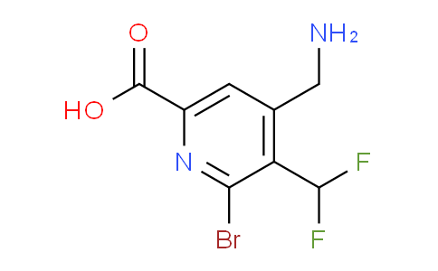 AM122582 | 1806914-09-9 | 4-(Aminomethyl)-2-bromo-3-(difluoromethyl)pyridine-6-carboxylic acid