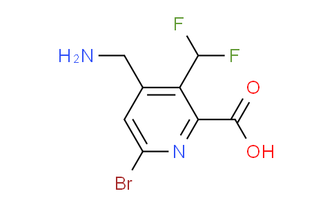 AM122584 | 1806857-13-5 | 4-(Aminomethyl)-6-bromo-3-(difluoromethyl)pyridine-2-carboxylic acid