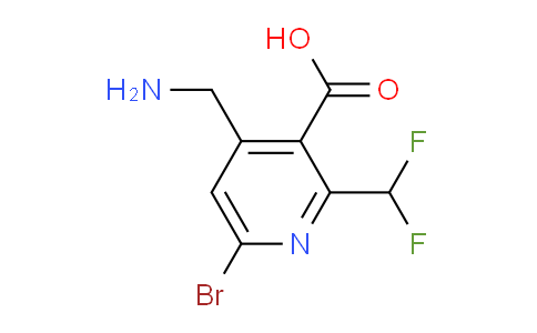 AM122585 | 1805453-60-4 | 4-(Aminomethyl)-6-bromo-2-(difluoromethyl)pyridine-3-carboxylic acid