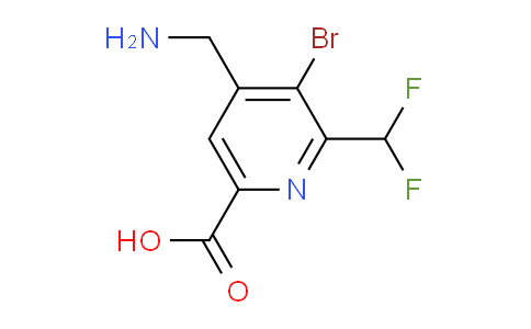 AM122586 | 1805255-46-2 | 4-(Aminomethyl)-3-bromo-2-(difluoromethyl)pyridine-6-carboxylic acid