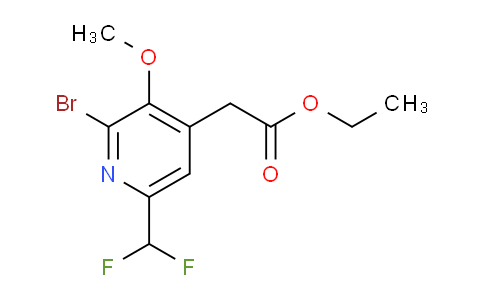 AM122587 | 1805240-48-5 | Ethyl 2-bromo-6-(difluoromethyl)-3-methoxypyridine-4-acetate