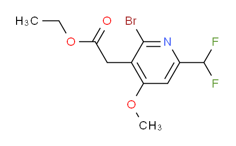 AM122588 | 1805430-28-7 | Ethyl 2-bromo-6-(difluoromethyl)-4-methoxypyridine-3-acetate