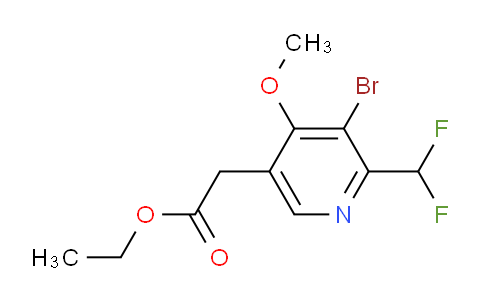 AM122590 | 1806871-23-7 | Ethyl 3-bromo-2-(difluoromethyl)-4-methoxypyridine-5-acetate